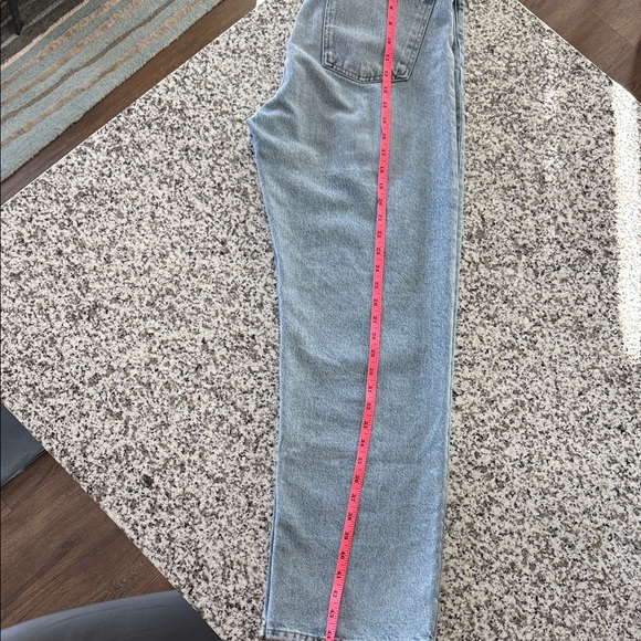 Agolde Reworked 90's Jeans Paperbag High Waisted Belted Revival Sz 27 - Picture 11 of 15